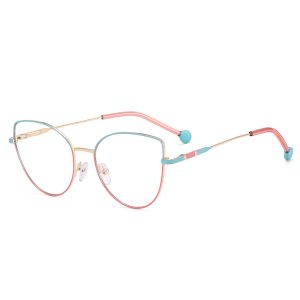Anthony Fashion Alloy Frame Cat Eye Glasses