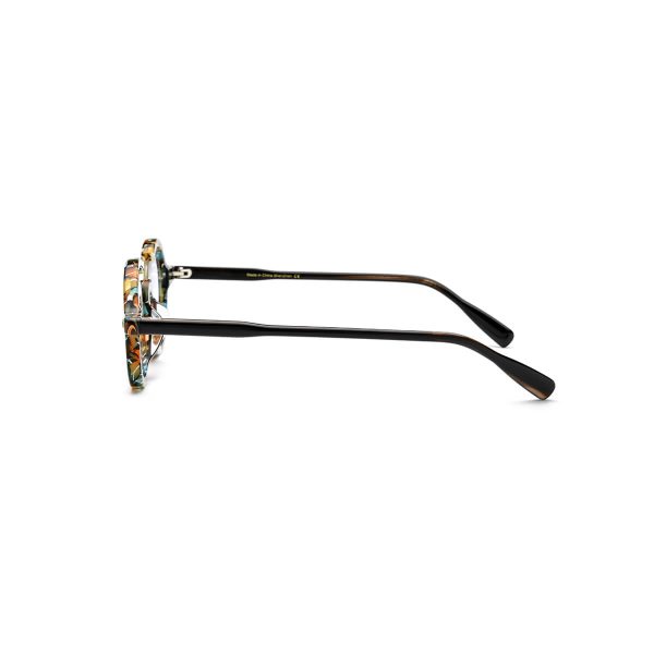 Tomo Acetate 2/3 Round Eyeglasses - Image 4