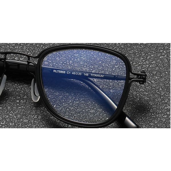 Charlie Pure Titanium Oval Eyeglass - Image 5