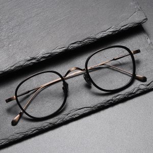Dawn Retro Oval Pure Titanium Frames