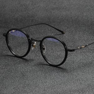 Elizabeth Titanium Acetate Oval Eyewear