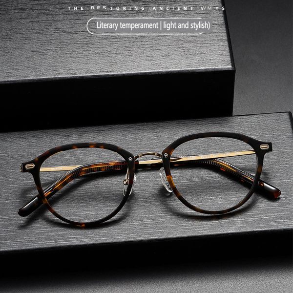 Eternity Pure Titanium Retro Oval Frames