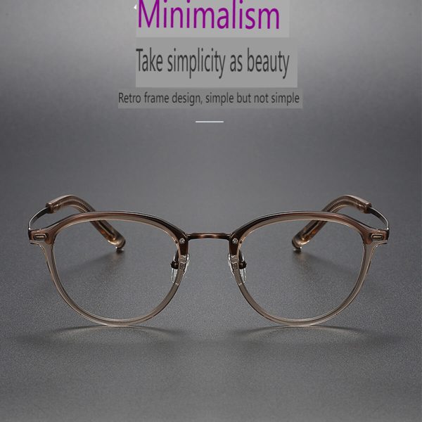 Eternity Pure Titanium Retro Oval Frames - Image 2
