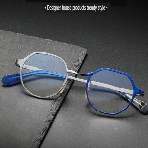 Brilliance Classic Polygon Pure Titanium Frames