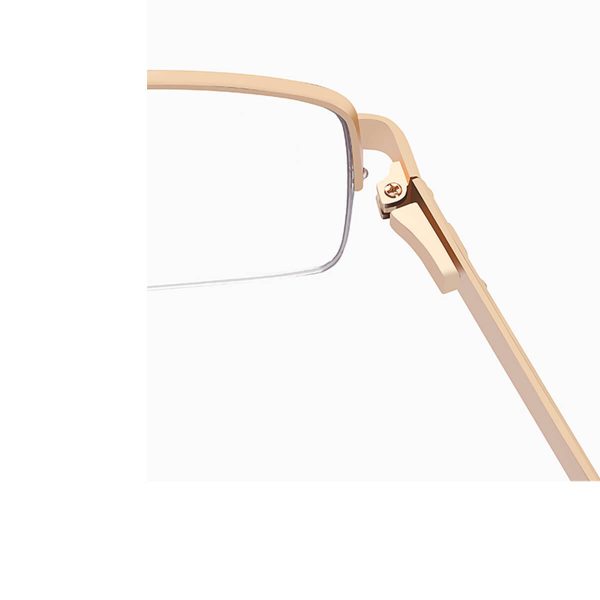 Zachary Alloy Semi Rim Rectangle  Eyeglasses - Image 3