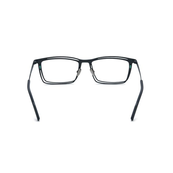 Hayden Titanium Rectangle Eyeglasses - Image 5
