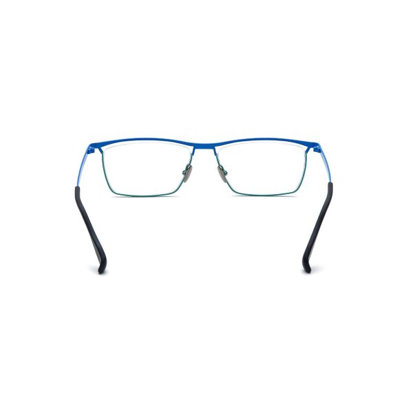 Lamar Pure Titanium Rectangle Eyeglasses - Image 5