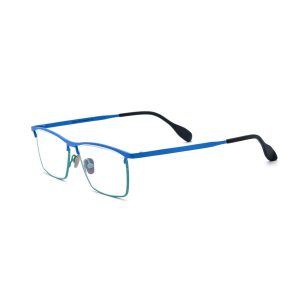 Lamar Pure Titanium Rectangle Eyeglasses