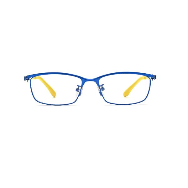 Loren Pure Titanium Rectangle Eyeglasses - Image 3