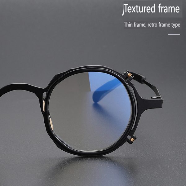Glimmer Pure Titanium Round Glasses Frame - Image 4