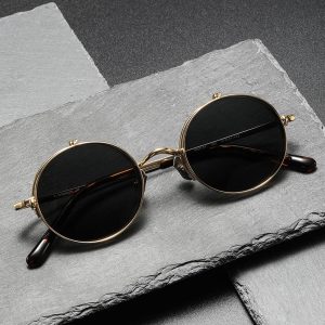 Glossy  Fashionable Round Titanium Clip-on glasses