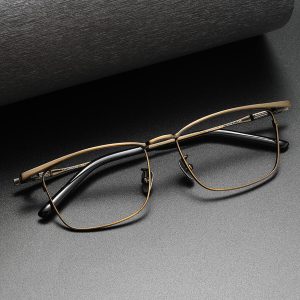Connoisseur Square Retro Titanium Eyewear