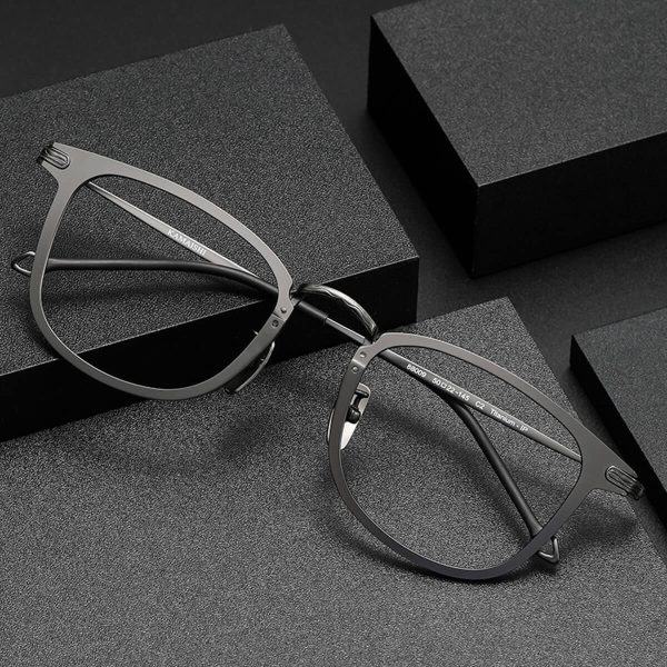 Regalia Pure Titanium Square Glasses Frame